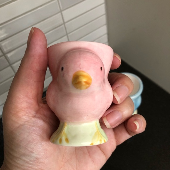 π₯π₯ Pottery Barn ceramic chick egg cups - Picture 8 of 9
